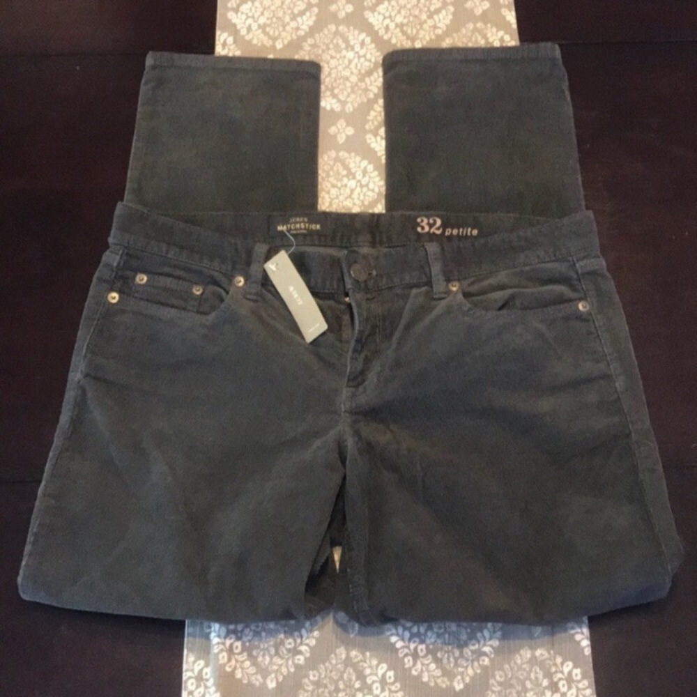 [J. Crew] New! Gray High Rise Size 32P Cor…